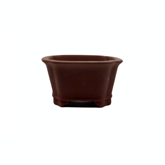 Bonsai pot - vierkant, ongeglazuurd (13cm breed)