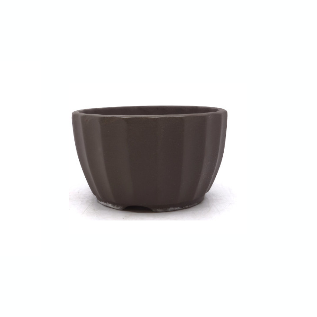 Bonsai pot ongeglazuurd chrysanten 15cm