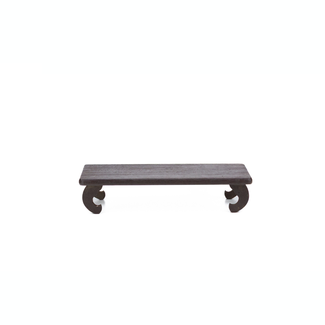 Bonsai tafel donker bruin 18cm
