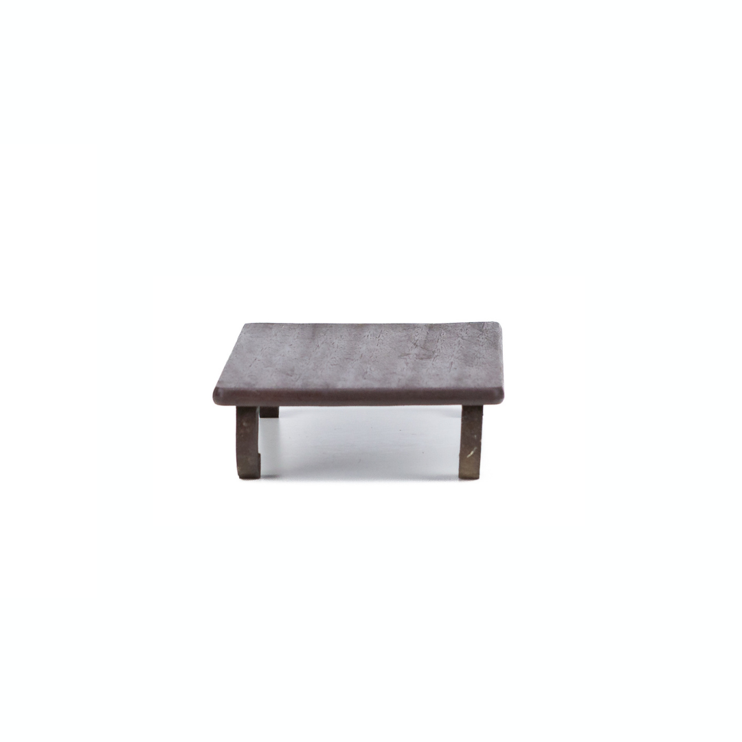 Bonsai tafel donker bruin 14cm