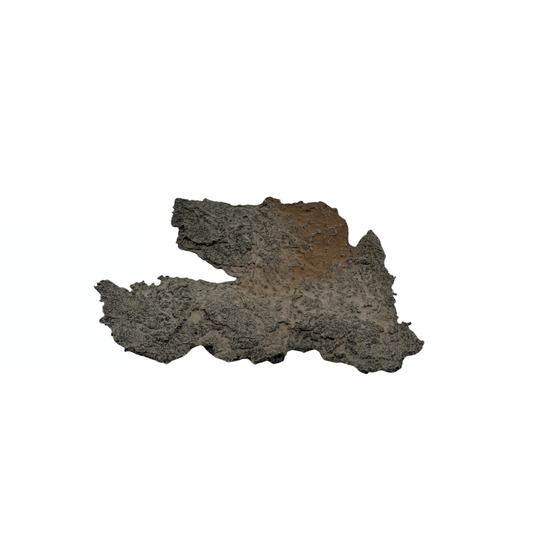 Bonsai slab grijs met beige accenten 18cm