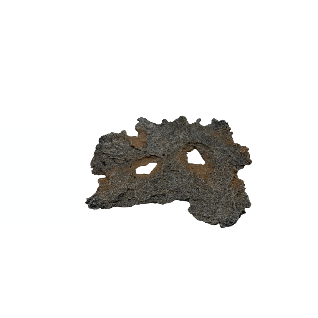 Bonsai slab bruin met roest accenten 16cm