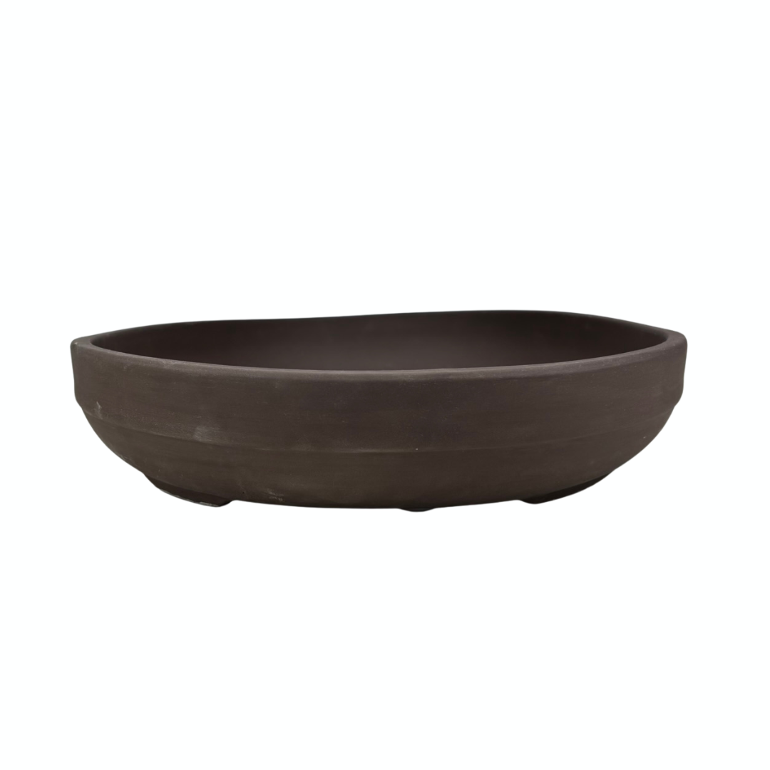 Bonsai pot ongeglazuurd ovaal 47cm