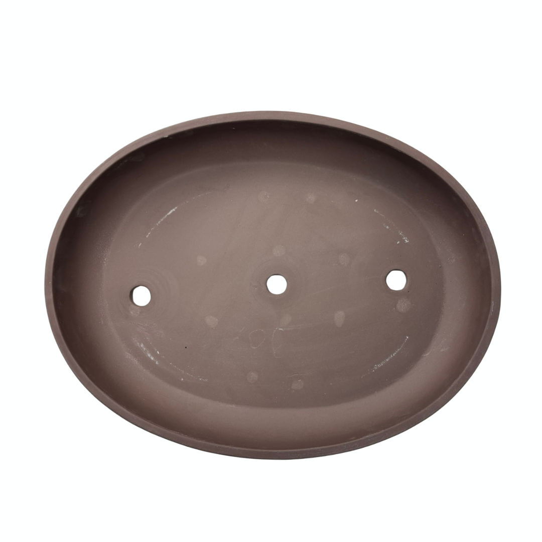 Bonsai pot ongeglazuurd ovaal 47cm