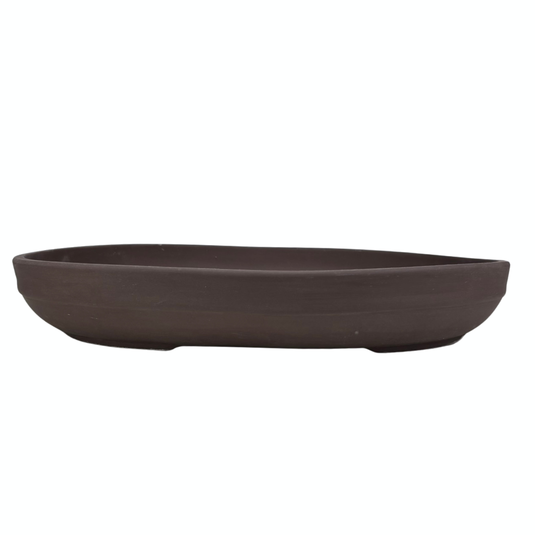 Bonsai pot ongeglazuurd ovaal 47cm