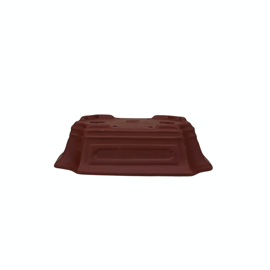 Bonsai pot ongeglazuurd rechthoek 18cm