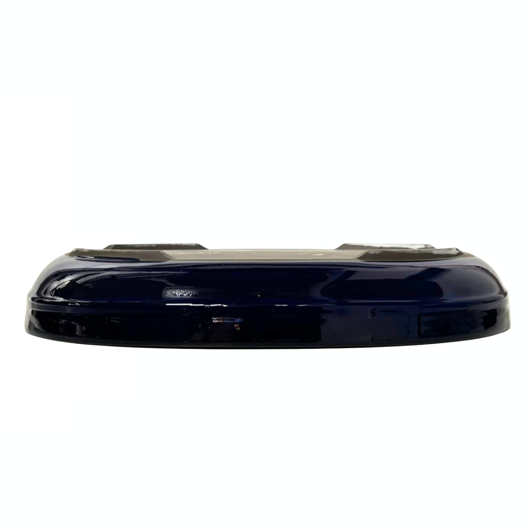 Bonsai pot - ovaal, geglazuurd, blauw (47cm breed)