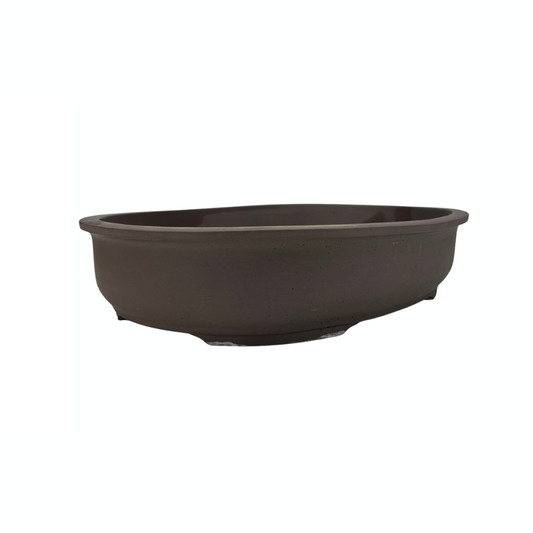 Bonsai pot - ovaal, ongeglazuurd (38cm breed)