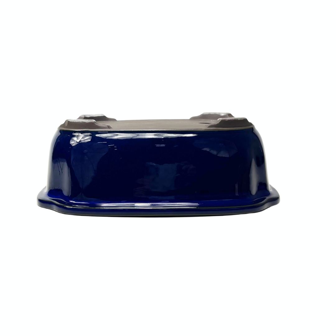Bonsai pot blauw mokko 28cm