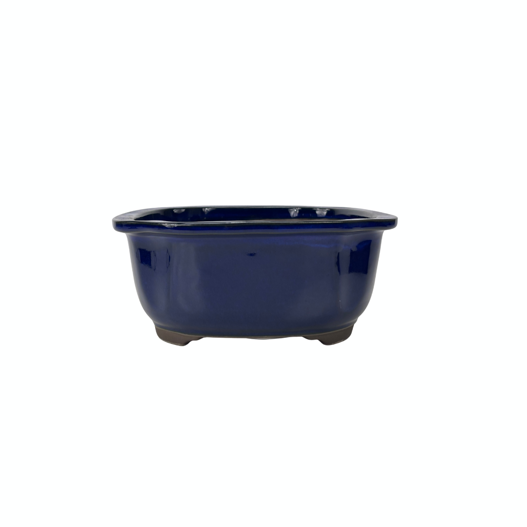Bonsai pot blauw mokko 28cm