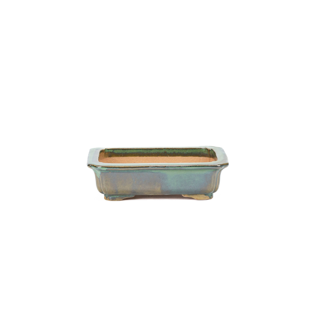 Bonsai pot groen mokko 17cm