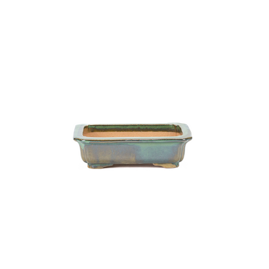 Bonsai pot groen mokko 17cm