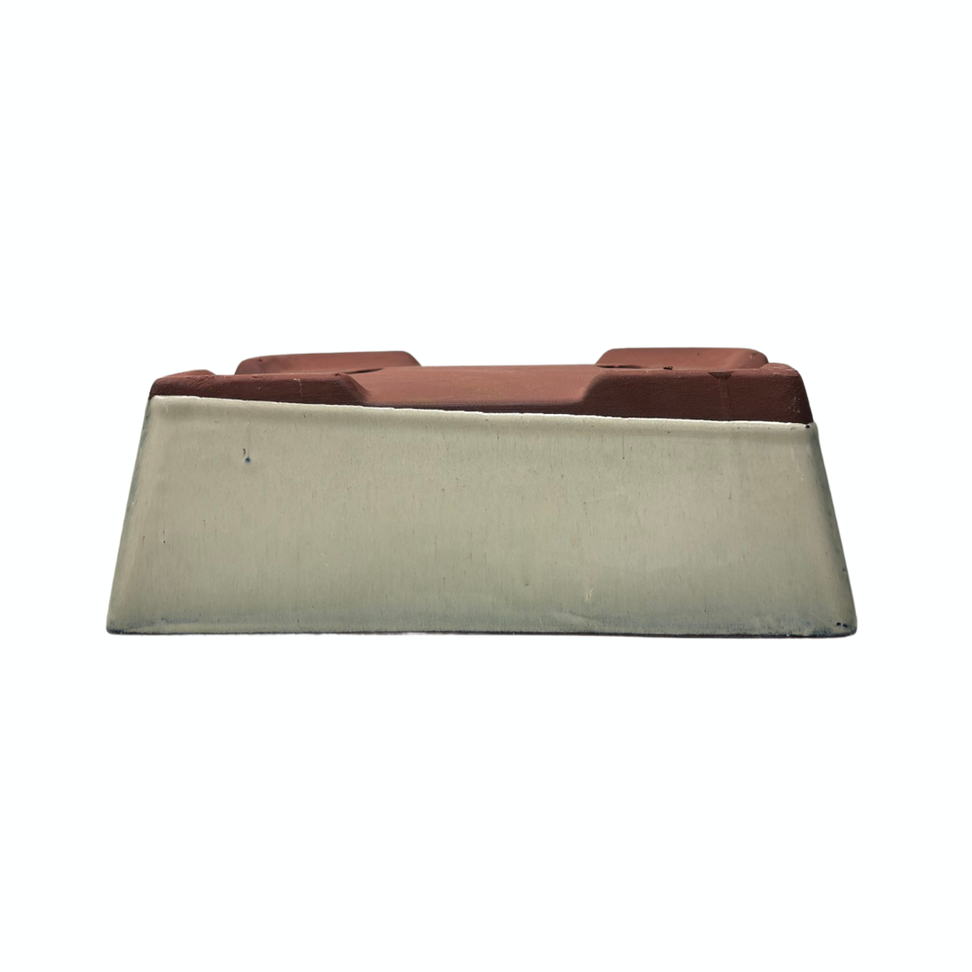 Bonsai pot creme rechthoek 30cm - set