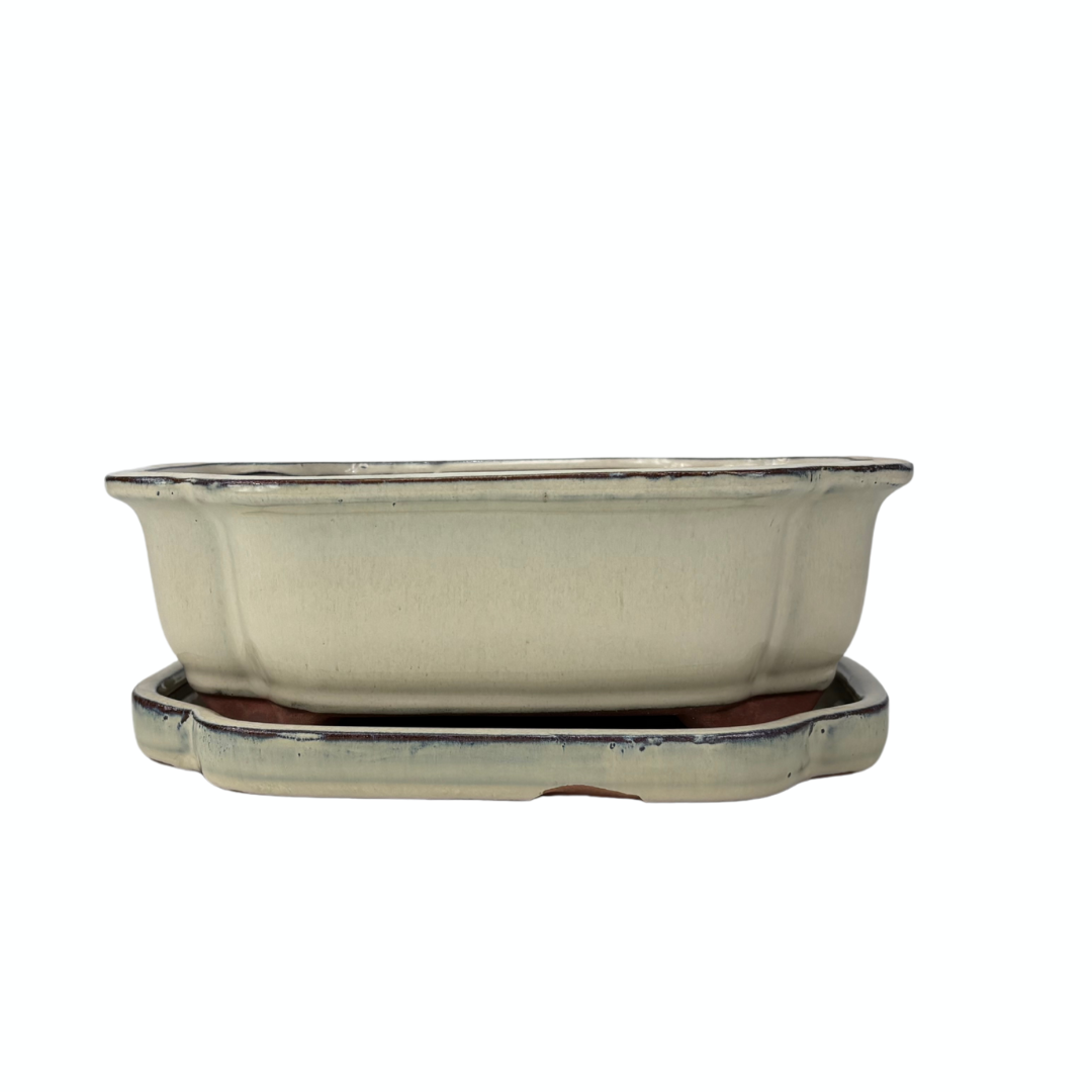 Bonsai pot creme mokko 32cm - set