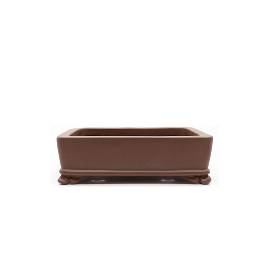 Bonsai pot ongeglazuurd rechthoekig 20cm