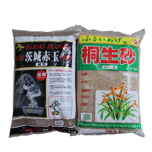 Bonsai Akadama (14L) + Kiryu (14L) voordeelpak
