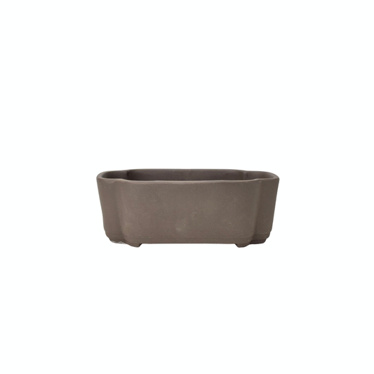 Bonsai pot ongeglazuurd mokko 16cm