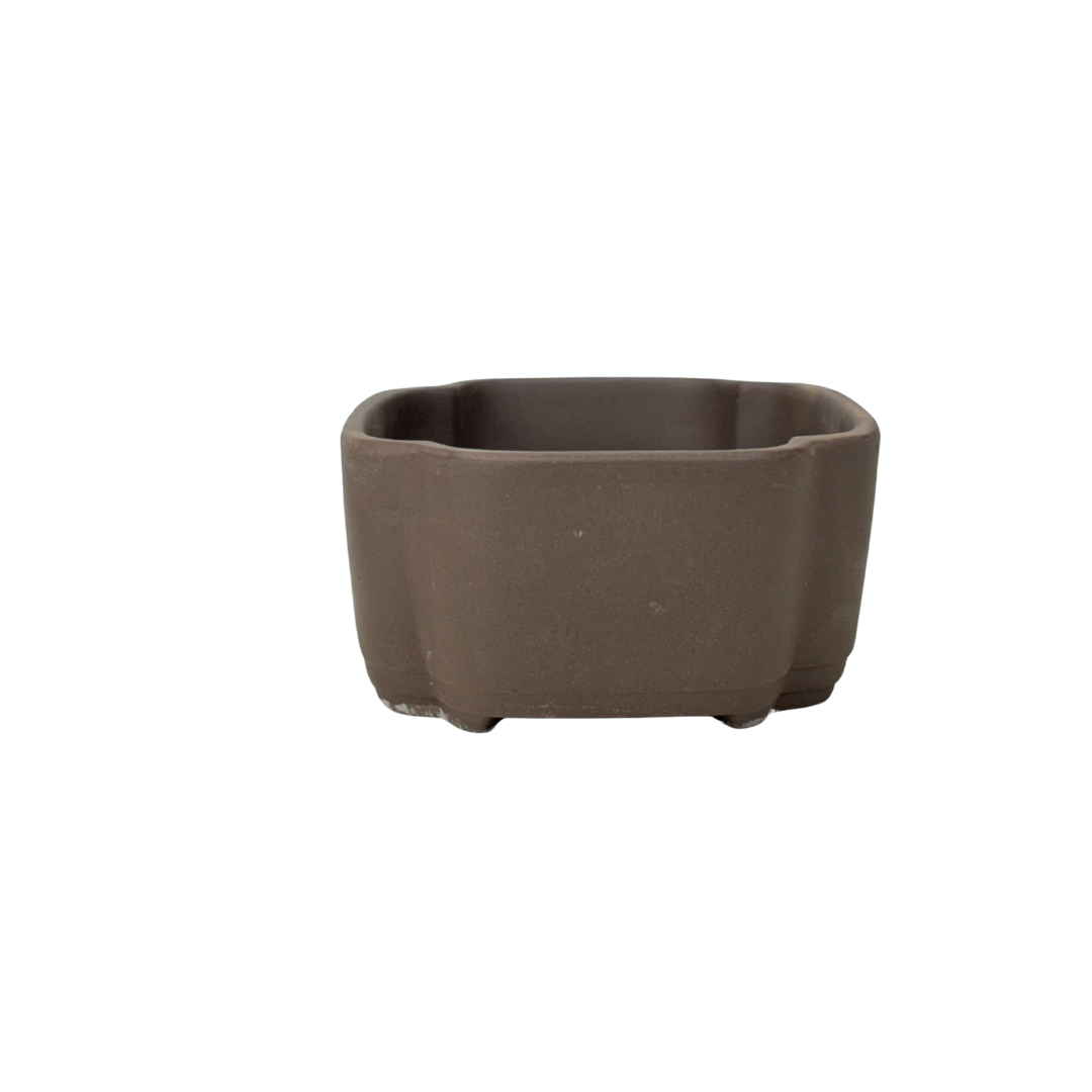 Bonsai pot ongeglazuurd mokko 21cm